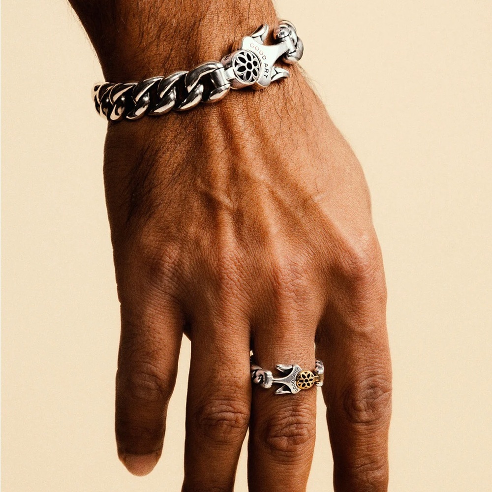Good Art Hlywd (2001) Silver Curb Chain Bracelet - Picture 6 of 16